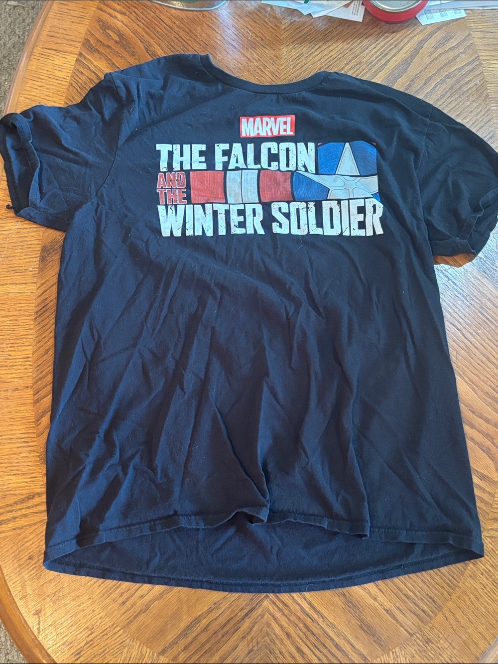 Marvel Black 'The Falcon and The Winter Soldier' Graphic Tee